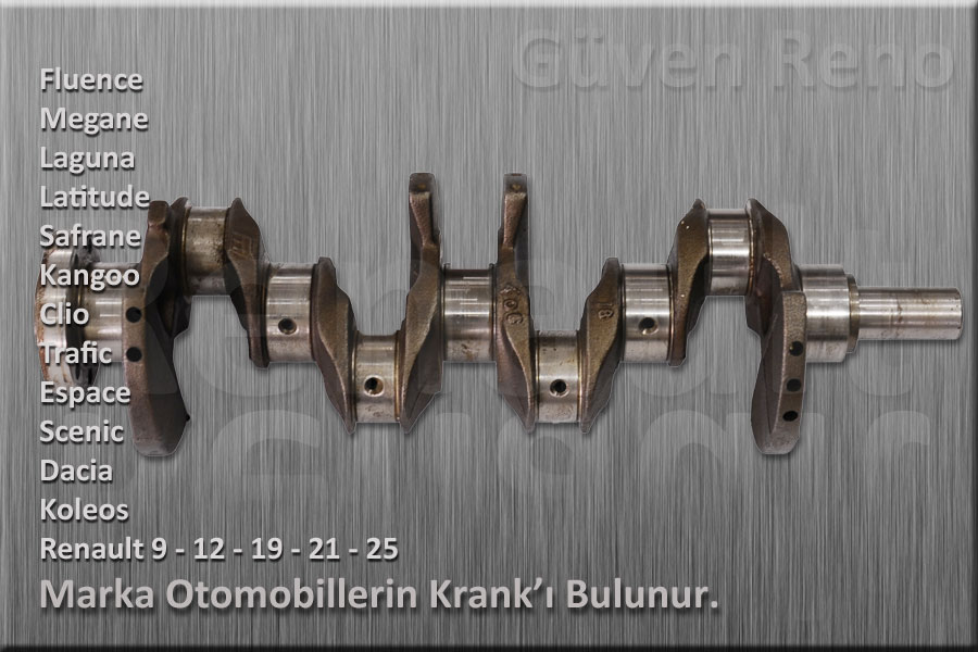 RENAULT LATİTUDE ÇIKMA YEDEK PARÇA KRANK_C4D
